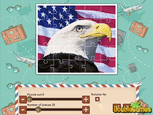 Free Download 1001 Jigsaw World Tour American Puzzle Screenshot 1
