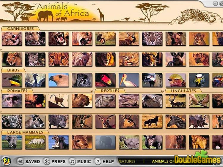 Free Download Animals of Africa Screenshot 1
