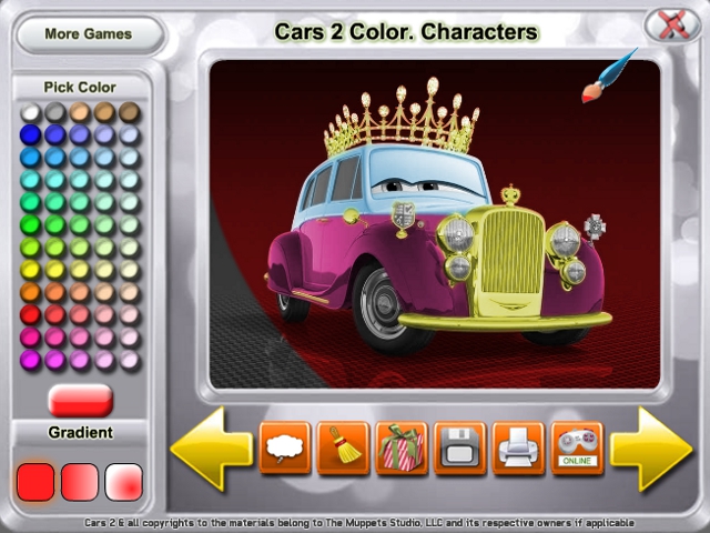 Free Download Cars 2 Color. Characters Screenshot 3