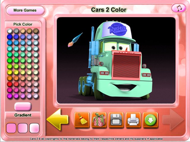 Free Download Cars 2 Color Screenshot 1