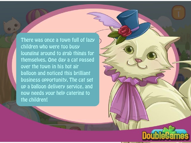 Free Download Cat Balloon Delivery Screenshot 2