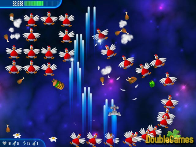 Free Download Chicken Invaders 3 Christmas Edition Screenshot 2