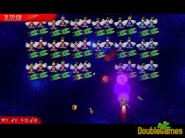 Free Download Chicken Invaders 5: Christmas Edition Screenshot 2