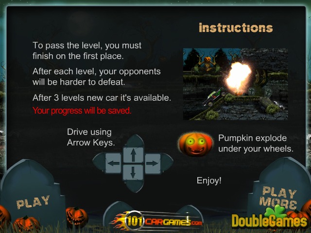 Free Download Halloween Graveyard Racing Screenshot 1