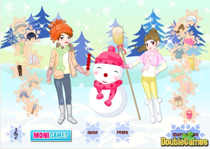 Free Download Kids And Snowman Dress Up Screenshot 3