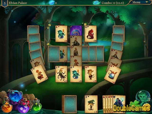 Free Download Magic Cards Solitaire 2: The Fountain of Life Screenshot 1
