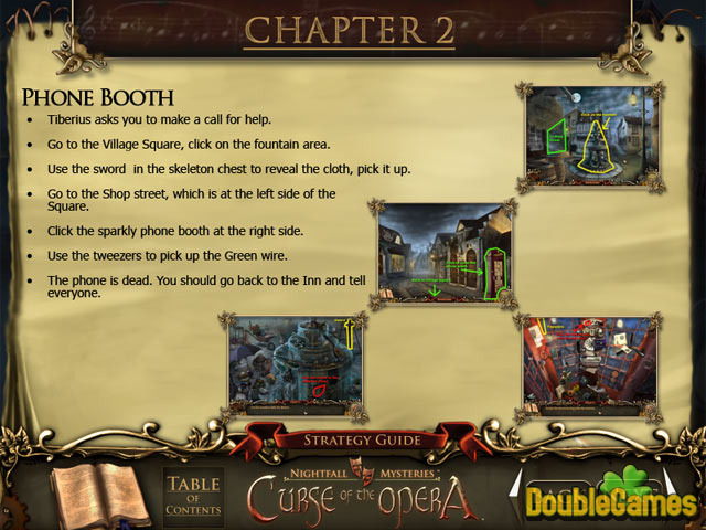 Free Download Nightfall Mysteries: Curse of the Opera Strategy Guide Screenshot 3