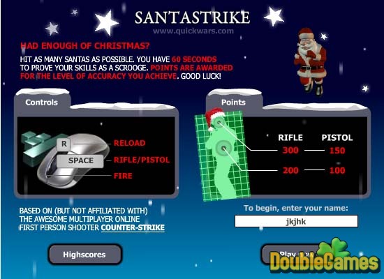 Free Download Santastrike Screenshot 1